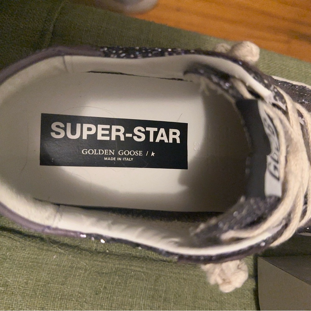 Purple glitter golden goose sneakers. Size 38. - Picture 4 of 10